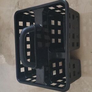 **SALE**Black Plastic Caddy Storage